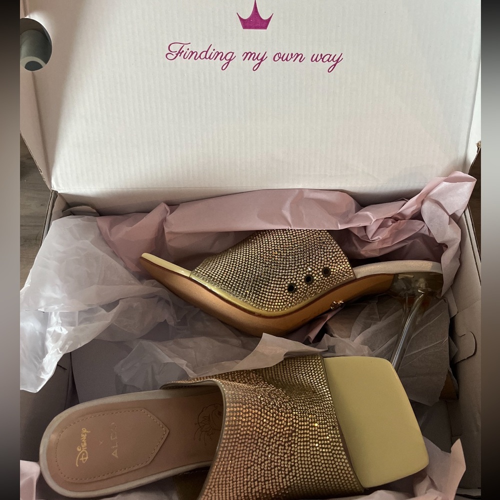 Princess Tiana heels from Aldo collection.